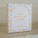 Baby Milestone Cards | Fleur & Bloom Pink-Baby & Toddler-Littlish- Tiny Trader - Gold Coast Baby Shop