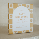 Baby Milestone Cards | Golden Sun & Ochre-Baby & Toddler-Littlish- Tiny Trader - Gold Coast Baby Shop