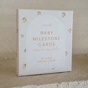 Baby Milestone Cards | Lemon & Creme-Baby & Toddler-Littlish- Tiny Trader - Gold Coast Baby Shop