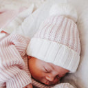 Beanie | Marshmallow Creme-Littlish-0-3M- Tiny Trader - Gold Coast Baby Shop