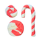 Candy Cane Playdough-Wild Dough Playdough- Tiny Trader - Gold Coast Baby Shop