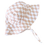 Caramel Check Cotton Bucket Hat-Kinnder-48cm (6-12M)- Tiny Trader - Gold Coast Baby Shop