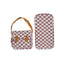 Carrie Convertible Changing Set | Plum Check-Olli Ella- Tiny Trader - Gold Coast Baby Shop