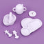 Cloud Silicone 8 Piece Dinner Set | Lilac-Littlish- Tiny Trader - Gold Coast Baby Shop