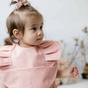 Daisy Frill Snuggle Bib-Snuggle Hunny- Tiny Trader - Gold Coast Baby Shop