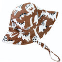 Dino Crew Cotton Bucket Hat-Kinnder-48cm (6-12M)- Tiny Trader - Gold Coast Baby Shop