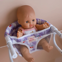 Dolls Portable Feeding Chair | Lilac Cherry-Tiny Harlow- Tiny Trader - Gold Coast Baby Shop