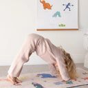 Double-Sided Sesame Street Yoga Poses Print-Mindful and Co Kids- Tiny Trader - Gold Coast Baby Shop