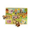 Farm Peg Puzzle-Kaper Kidz- Tiny Trader - Gold Coast Baby Shop