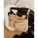 Faux Leather Stroller Organiser/Pram Caddy | Oat-OiOi- Tiny Trader - Gold Coast Baby Shop