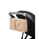 Faux Leather Stroller Organiser/Pram Caddy | Oat-OiOi- Tiny Trader - Gold Coast Baby Shop