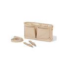 Faux Leather Stroller Organiser/Pram Caddy | Oat-OiOi- Tiny Trader - Gold Coast Baby Shop