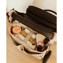 Faux Leather Stroller Organiser/Pram Caddy | Oat-OiOi- Tiny Trader - Gold Coast Baby Shop