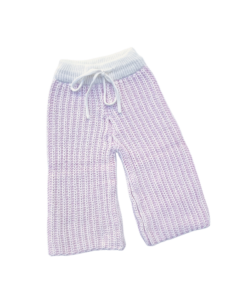 Finley Knit Pants | Marshmallow Creme-clothing-Littlish-6-12- Tiny Trader - Gold Coast Kids Shop - Gold Coast Baby Shop -