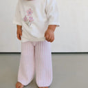 Finley Knit Pants | Marshmallow Creme-clothing-Littlish-6-12- Tiny Trader - Gold Coast Baby Shop