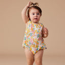 Flower Child Bubble Romper-Goldie+Ace-0-3M- Tiny Trader - Gold Coast Baby Shop