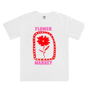 Flower Market T-Shirt | White-MAKU THE LABEL-S- Tiny Trader - Gold Coast Baby Shop