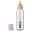 Glass Baby Bottle Set 225ml | Dusky Lilac-BIBS- Tiny Trader - Gold Coast Baby Shop