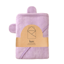 Hooded Towel-Kiin Baby-Lilac- Tiny Trader - Gold Coast Baby Shop