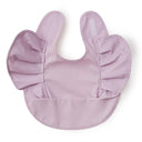 Lavender Frill Snuggle Bib-Snuggle Hunny- Tiny Trader - Gold Coast Baby Shop