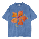 Le Fleur Tropical Oversized Tee | Light Blue-MAKU THE LABEL-S- Tiny Trader - Gold Coast Baby Shop