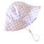 Lilac Gingham Cotton Bucket Hat-Kinnder-48cm (6-12M)- Tiny Trader - Gold Coast Baby Shop