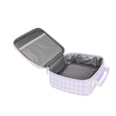 Lilac Gingham Insulated Lunch Bag Junior-Kinnder- Tiny Trader - Gold Coast Baby Shop