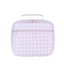 Lilac Gingham Insulated Lunch Bag Junior-Kinnder- Tiny Trader - Gold Coast Baby Shop