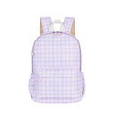 Lilac Gingham Mini Daycare/Toddler Backpack-Kinnder- Tiny Trader - Gold Coast Baby Shop