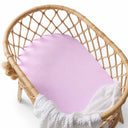 Lilac Organic Bassinet Sheet / Change Pad Cover-Snuggle Hunny- Tiny Trader - Gold Coast Baby Shop