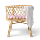 Lilac Organic Bassinet Sheet / Change Pad Cover-Snuggle Hunny- Tiny Trader - Gold Coast Baby Shop