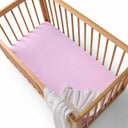 Lilac Organic Fitted Cot Sheet-Snuggle Hunny- Tiny Trader - Gold Coast Baby Shop