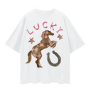 Lucky Cowgirl | White-MAKU THE LABEL-S- Tiny Trader - Gold Coast Baby Shop