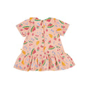 Mila Drop Waist Linen Dress Fruit Salad-Goldie+Ace-6-12M- Tiny Trader - Gold Coast Baby Shop