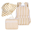 Mustard Stripe Cotton Bucket Hat-Kinnder-48cm (6-12M)- Tiny Trader - Gold Coast Baby Shop