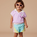 Pia Collared T-Shirt | Bubblegum-Goldie+Ace-3-6M- Tiny Trader - Gold Coast Baby Shop