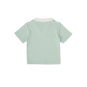 Pia Collared T-Shirt | Lagoon-Goldie+Ace-6-12M- Tiny Trader - Gold Coast Baby Shop