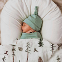 Sage Jersey Wrap & Beanie Set-Snuggle Hunny- Tiny Trader - Gold Coast Baby Shop