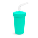 Straw Cup with Reusable Straw | Various Colours-Re-Play-Aqua- Tiny Trader - Gold Coast Baby Shop