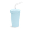 Straw Cup with Reusable Straw | Various Colours-Re-Play-Ice Blue- Tiny Trader - Gold Coast Baby Shop