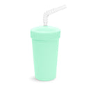 Straw Cup with Reusable Straw | Various Colours-Re-Play-Mint- Tiny Trader - Gold Coast Baby Shop