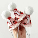 Strawberry Shortcake Felt Hat-Nash & Willow- Tiny Trader - Gold Coast Baby Shop