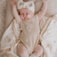 Summer Bubble Romper| Gia (Latte)-Ziggy Lou-NB- Tiny Trader - Gold Coast Baby Shop