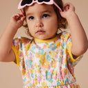 Tammy T-Shirt Dress Flower Child-Goldie+Ace-6-12M- Tiny Trader - Gold Coast Baby Shop