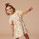 Tammy T-Shirt Dress Flower Child-Goldie+Ace-6-12M- Tiny Trader - Gold Coast Baby Shop