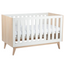 Tommi Cot-Cot-Babyrest-Oak & White- Tiny Trader - Gold Coast Baby Shop