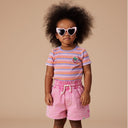 Tutti Frutti Stripe Rib T-shirt-Goldie+Ace-3-6M- Tiny Trader - Gold Coast Baby Shop