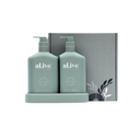 Wash & Lotion Duo & Tray | Kaffir Lime & Green Tea-Al.ive Body- Tiny Trader - Gold Coast Baby Shop