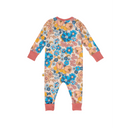 Willa Wildflower Zipsuit-Goldie+Ace-0-3M- Tiny Trader - Gold Coast Baby Shop