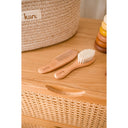 Wooden Baby Brush + Comb Set-Kiin Baby- Tiny Trader - Gold Coast Baby Shop